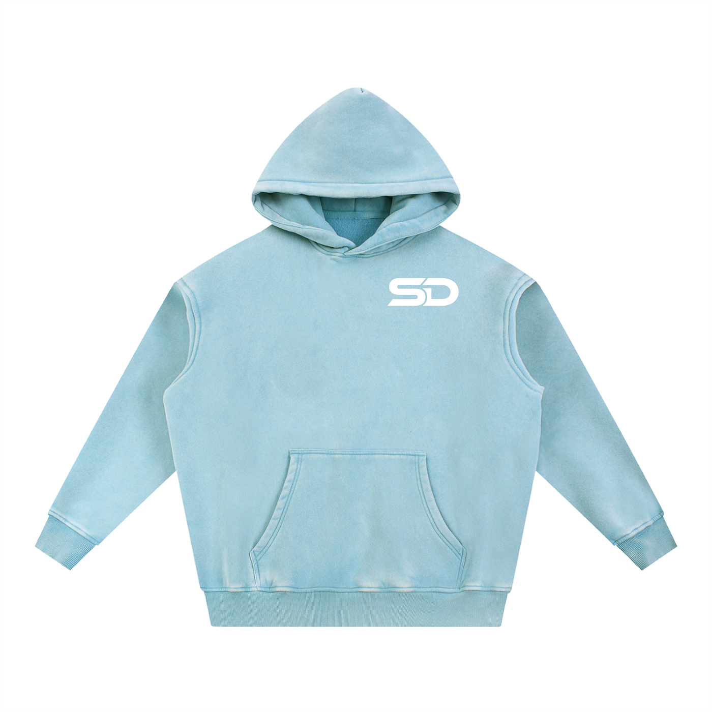 Snow Wash Fleece Oversize Stamina depletion “Don’t Die Wondering”hoodie.